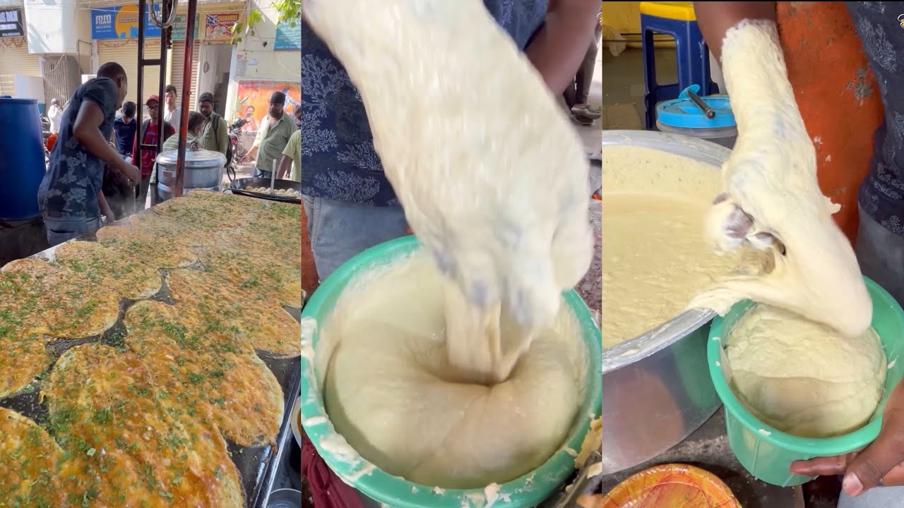 Hand Made Dosa for Rs 30 | Hygiene = 9999 😍😍 Kabhi Dekhe Hai Ek Sath Itne Sare Dosa 🤩🤩
