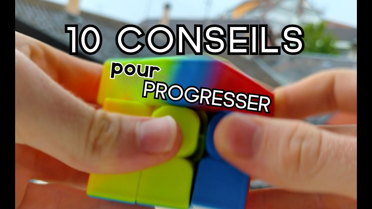 PROGRESSER en RUBIK'S CUBE pour les -1min