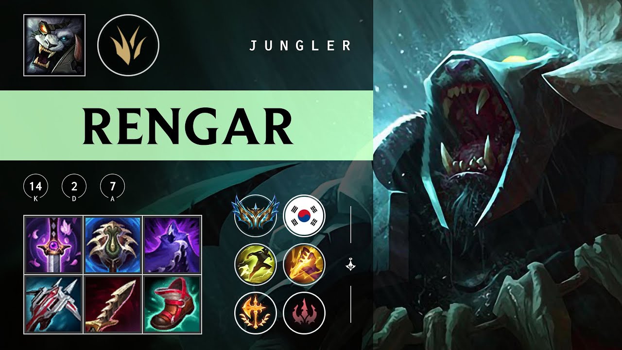 Rengar Jungle vs Wukong - KR Challenger Patch 25.22
