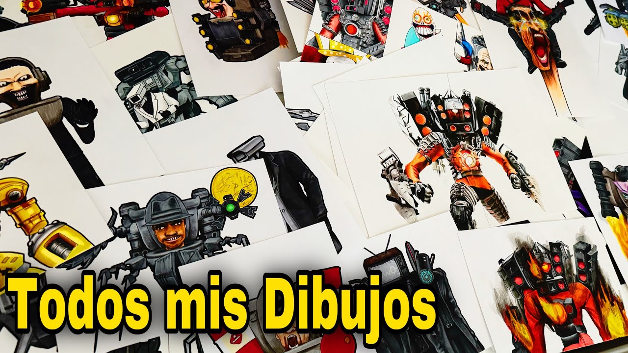Todos mis Dibujos 🚽SKIBIDI TOILET 2023 | All my skibidi toilet drawings | CunsArt
