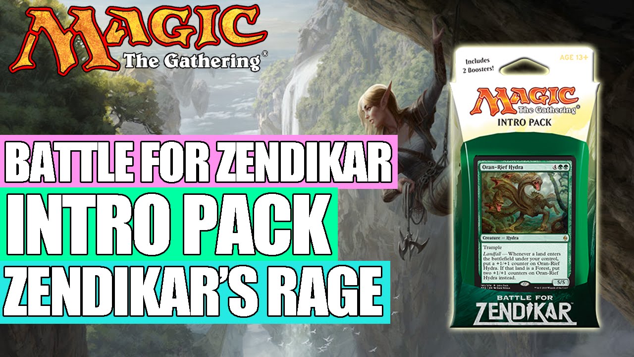 MTG - Battle for Zendikar Intro Pack : Zendikar's Rage (Green / Red)