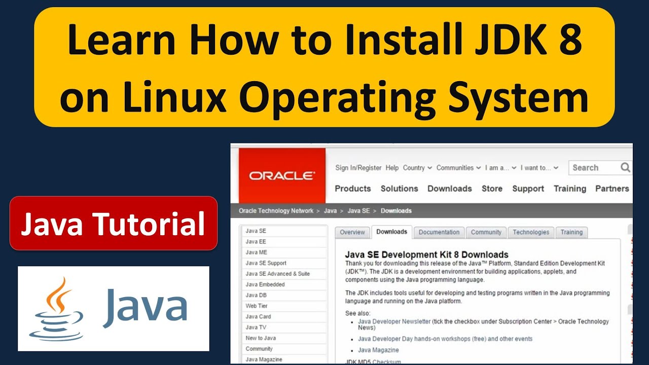 How to install JDK8 in Linux Operating System? | JDK8  Installation: Linux Operating System