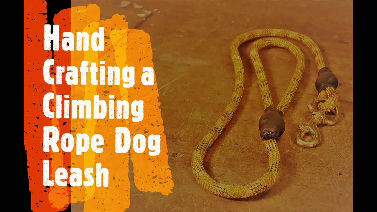 Hand made Climbing Rope dog lead manufacture Process