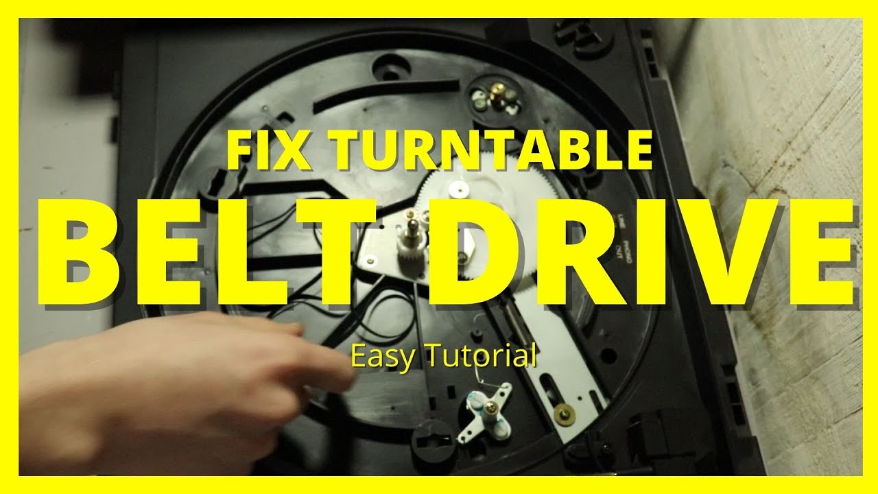 FIX A TURNTABLE BELT DRIVE IN 2 MINS | Easy Tutorial