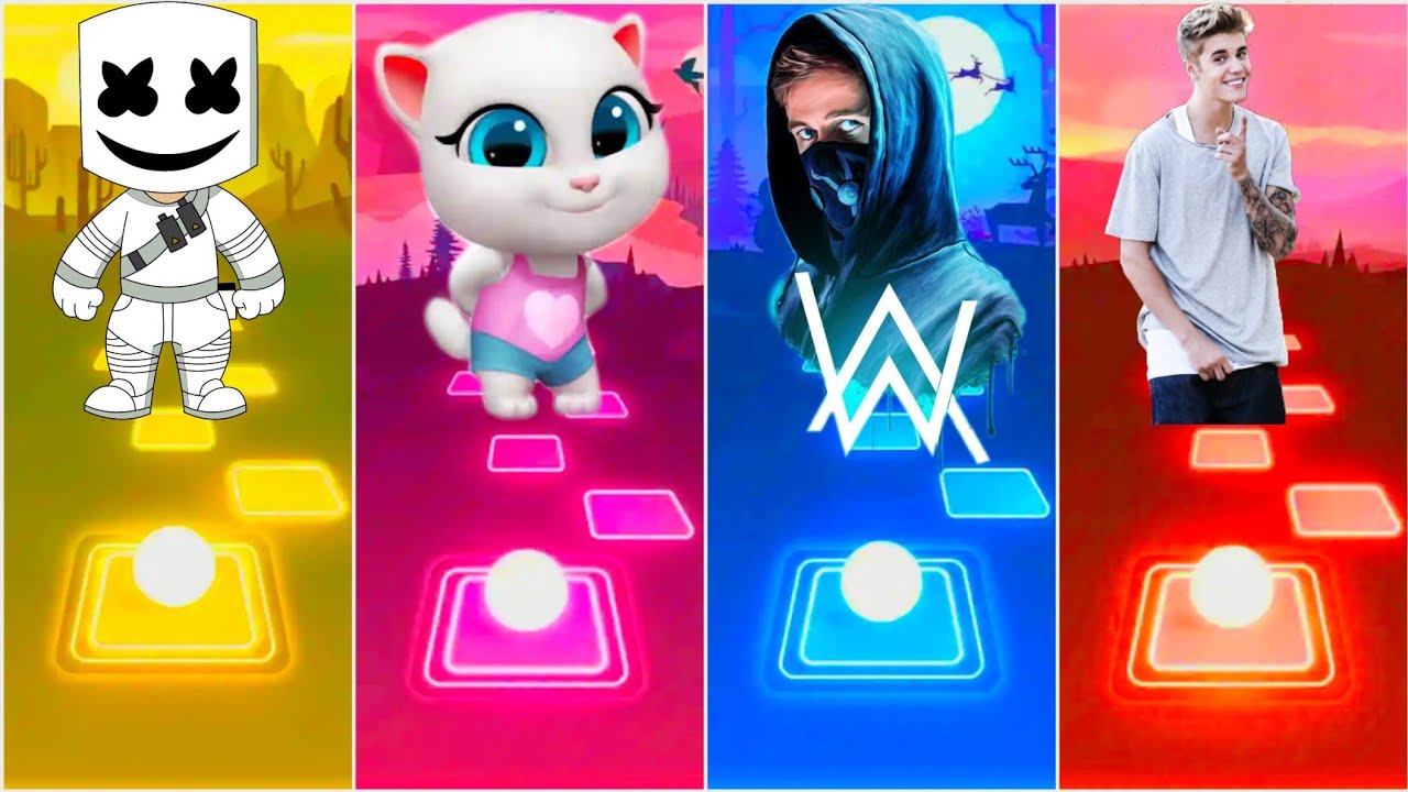 Marshmello - Alone | Alma Zarza - Tutu | Alan Walker - Faded | Justin Bieber - Yummy