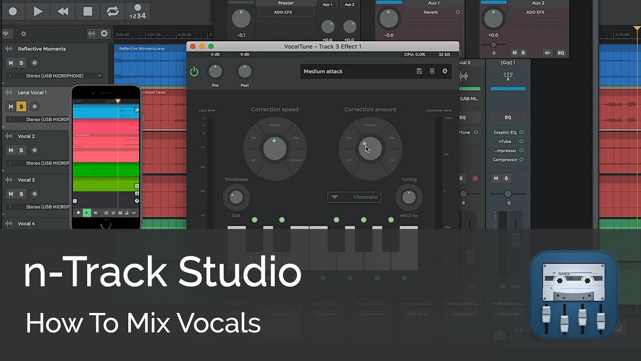Jak miksować wokale w n-Track Studio