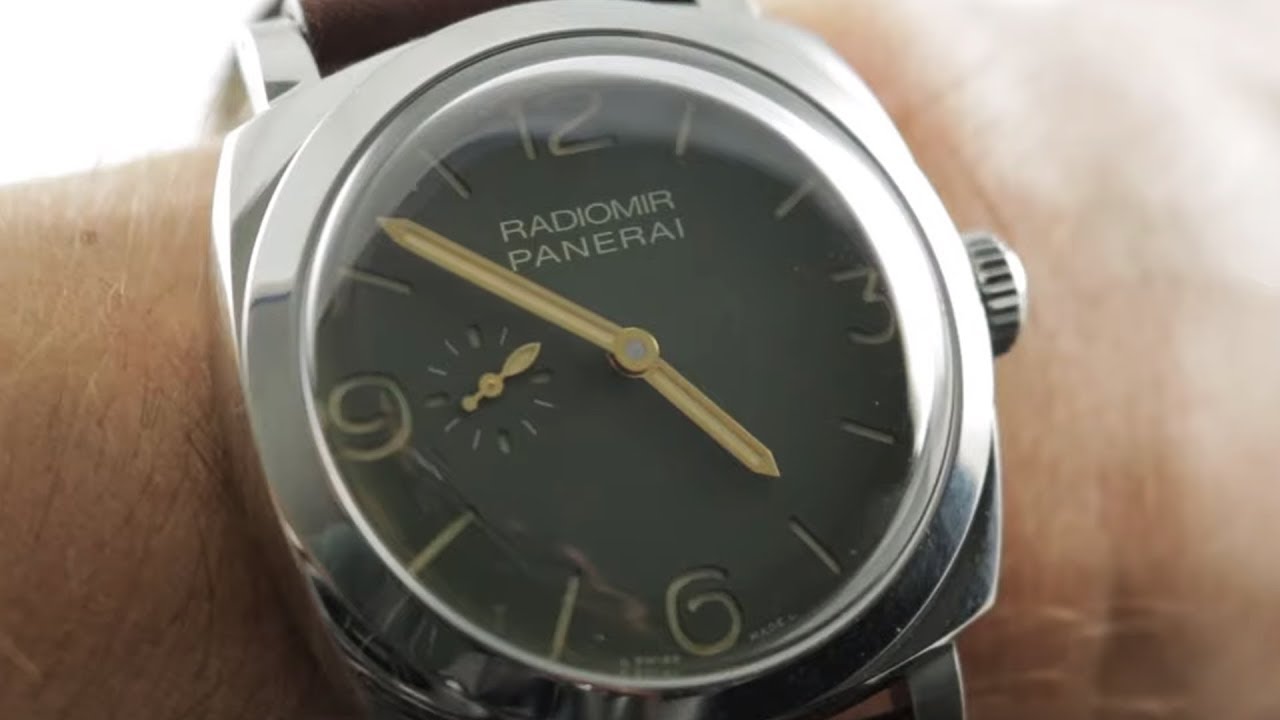 Обзор часов Panerai Radiomir 1940 PAM00995 с зеленым циферблатом