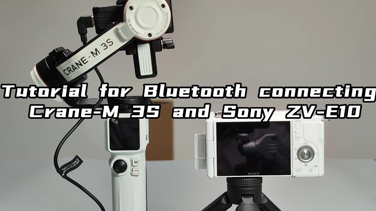 ZHIYUN CRANE-M 3S | With SONY ZV-E10 | Bluetooth Shutter Control Tutorial