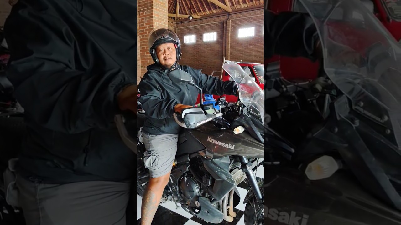 Ready motor yang cocok banget buat touring, Kawasaki Versys 650cc surat lengkap pajak hidup