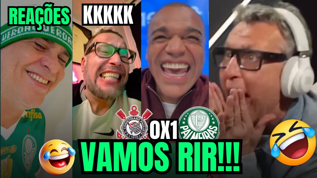 🐷 ⚽ AS MELHORES REAÇÕES DOS RIVAIS COM A VITÓRIA DO PALMEIRAS NO DERBY