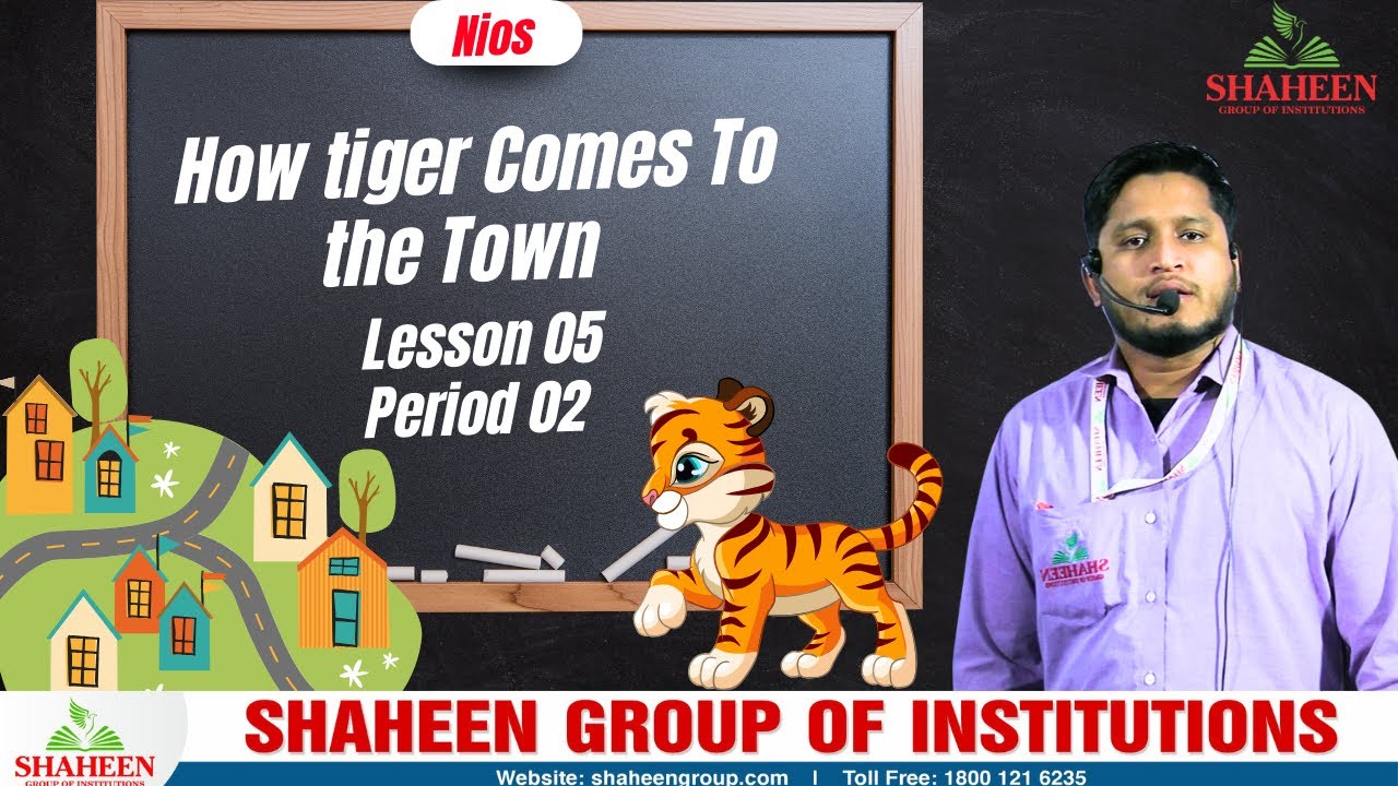 NIOS Class 10 English | How Tiger Comes to the Town | Chapter 5 | Period 2 📚
