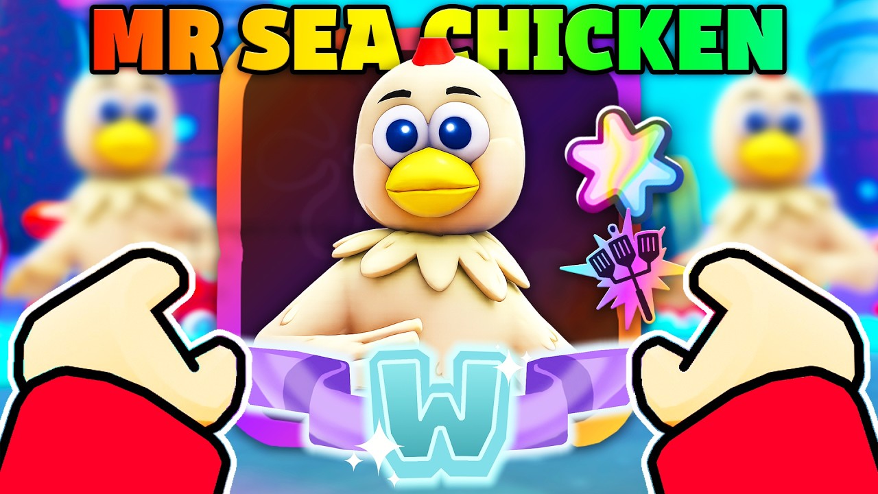 I Unlocked MR SEA CHICKEN In SpongeBob Tower Defense..