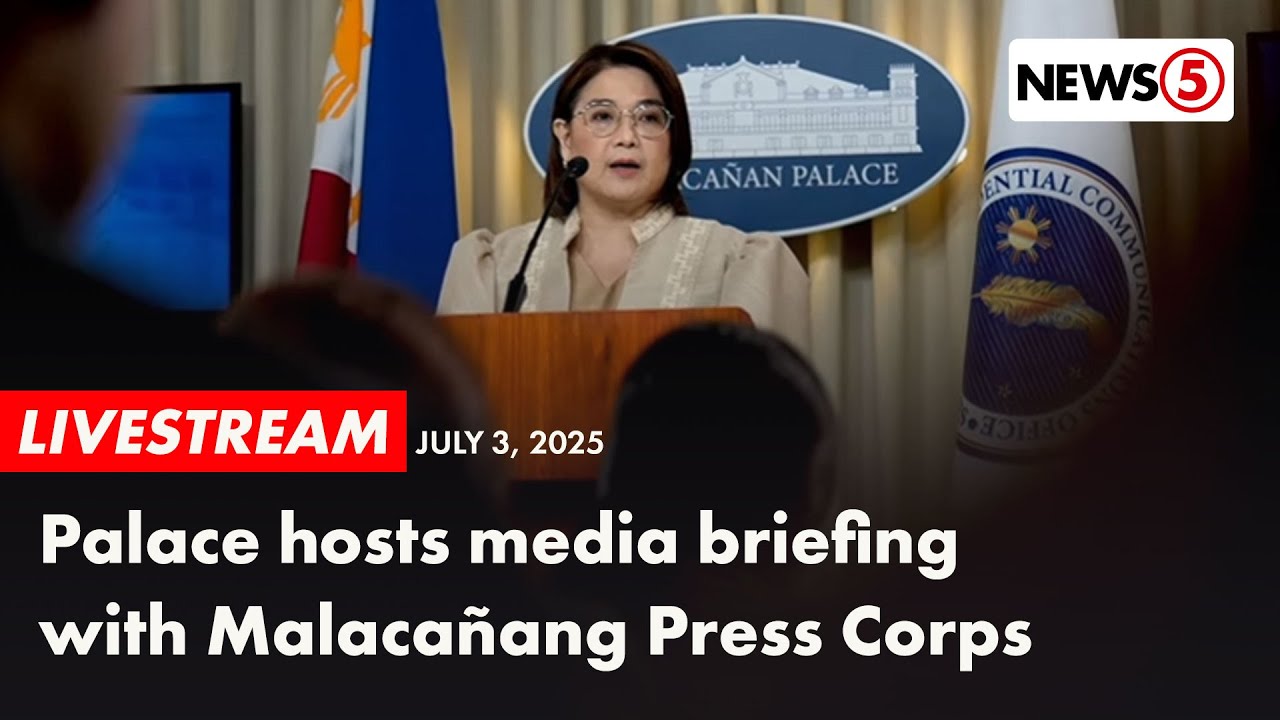 LIVE | Palace hosts media briefing with Malacañang Press Corps