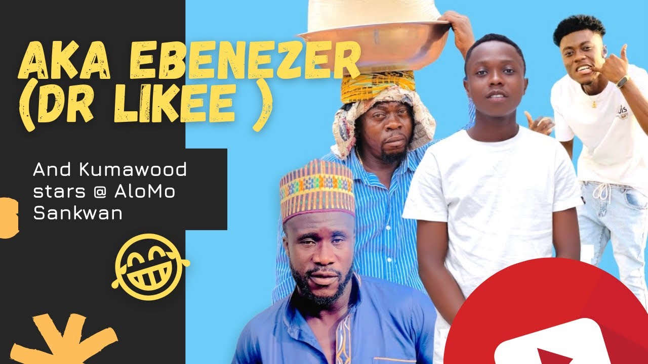 AKABENEZER ( DR LIKEE) and Kumawood Stars show their dancing skills @ ALOMO SANKWAN 🤣