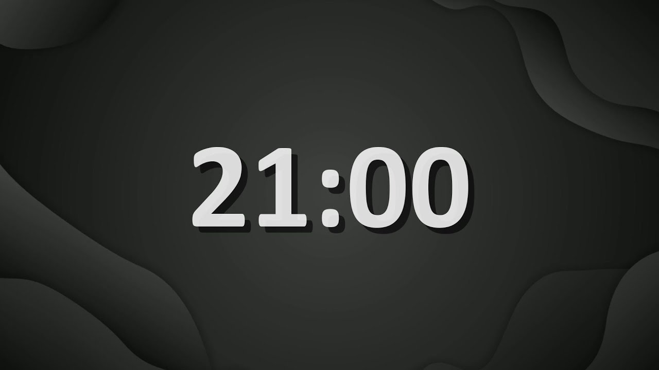 21 Minute (1260 Seconds) Countdown Timer