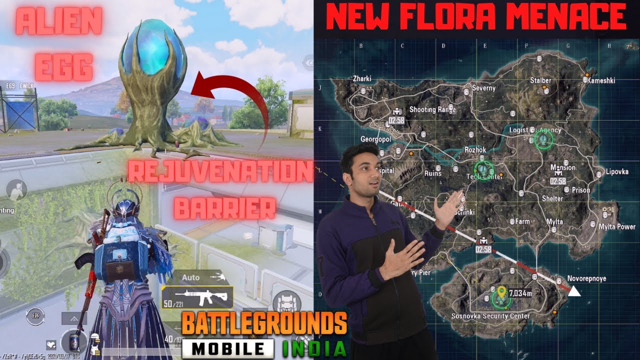 I Found Rejuvenation Alien Egg In Flora Menace Mode New Update BGMI
