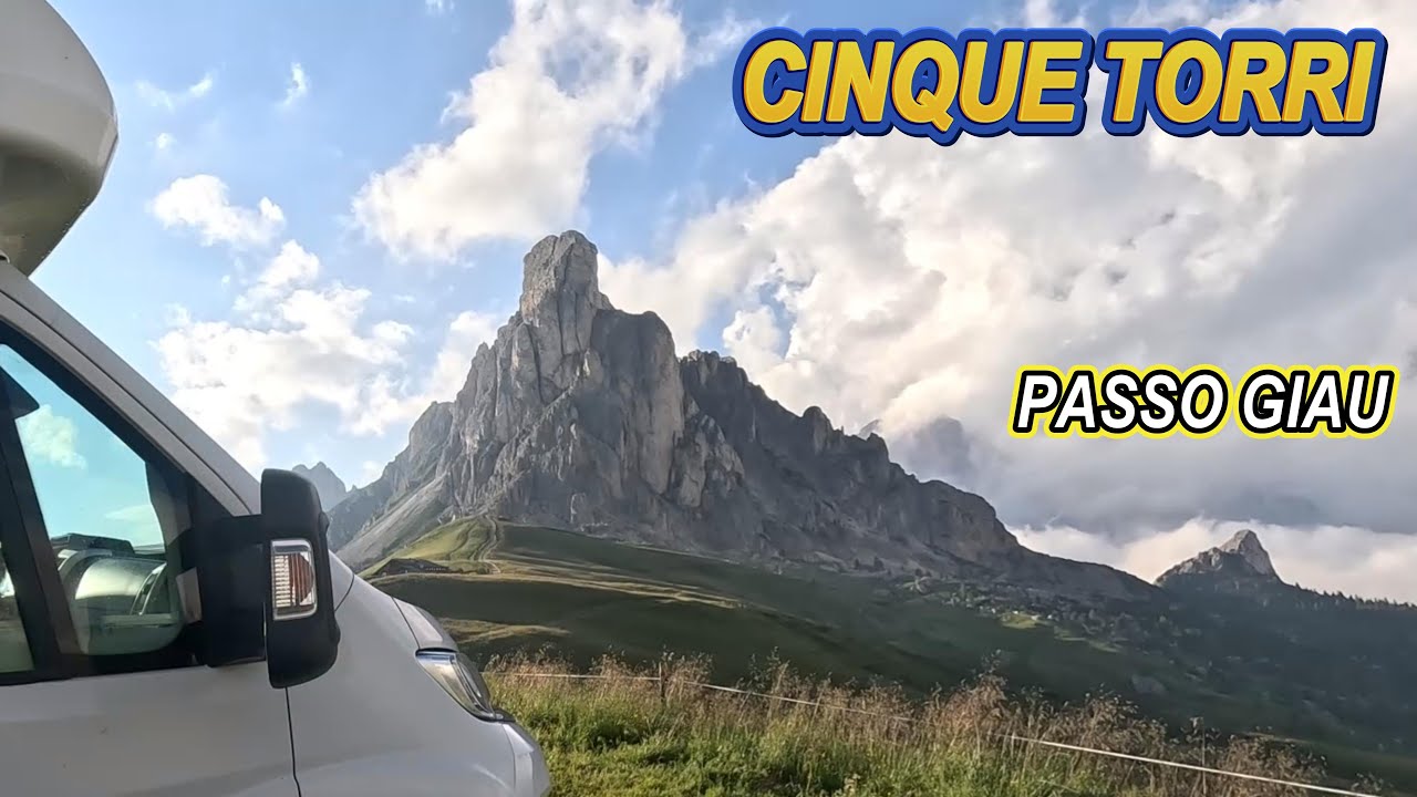 Cinque Torri desde Passo Giau. Dolomitas