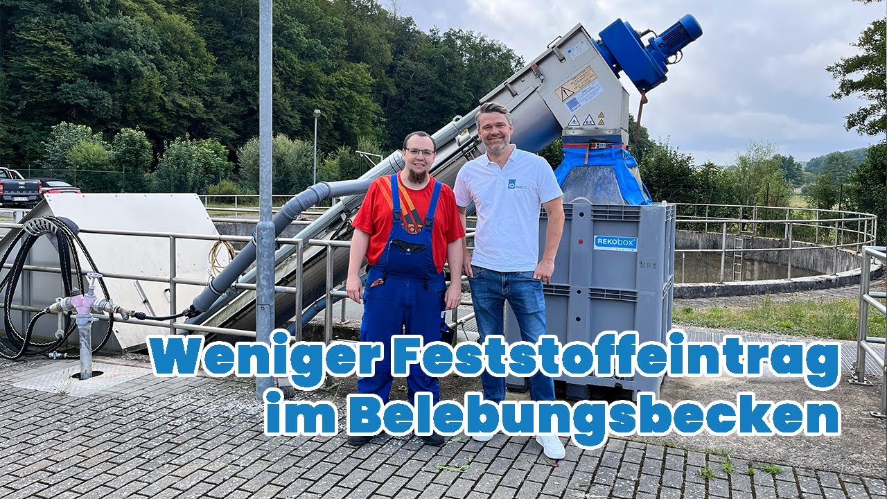 Feinsiebanlage entlastet Kläranlage in Mühlbachtal - Interview mit Sven Hermann