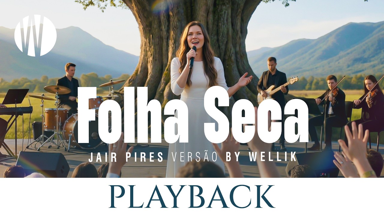 FOLHA SECA [ Playback com letra ] Louvor cover versão By Wellik