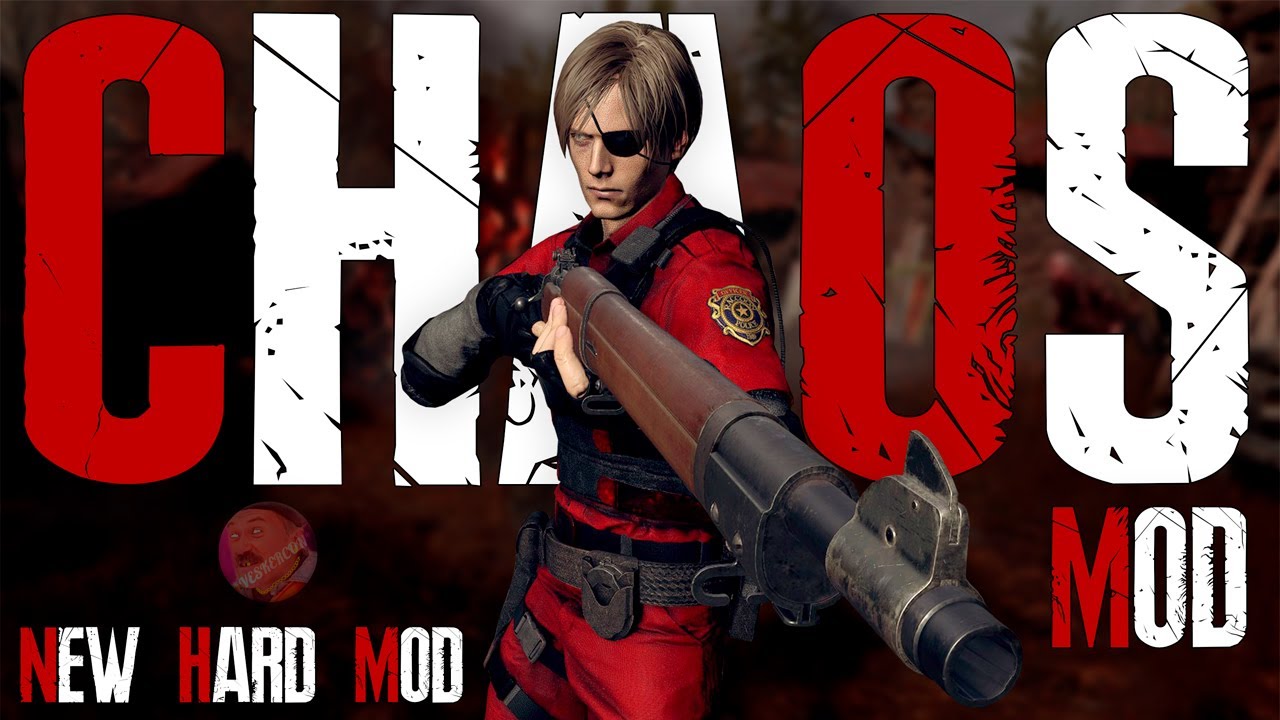RESIDENT EVIL 4 REMAKE | CHAOS MOD | NEW HARD MOD 2025 😈 #residentevil4