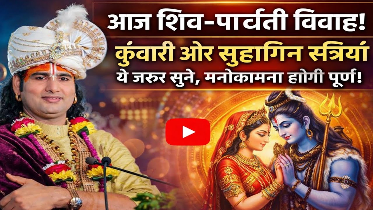 आज शिव-पार्वती विवाह! कुंवारी और सुहागिन स्त्रियाँ ये जरूर सुने, मनोकामना होगी पूर्ण 
