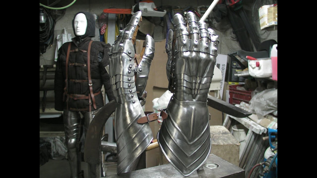Fabrication armure médiévale ( Gantelet ) chapitre 8