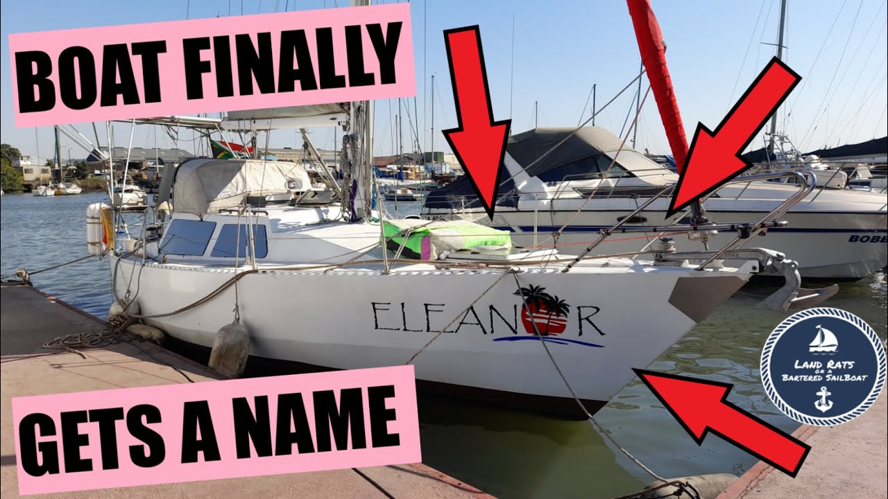 Renaming our boat, Fixing rust and watching Dolphins | Land Rats | EP58