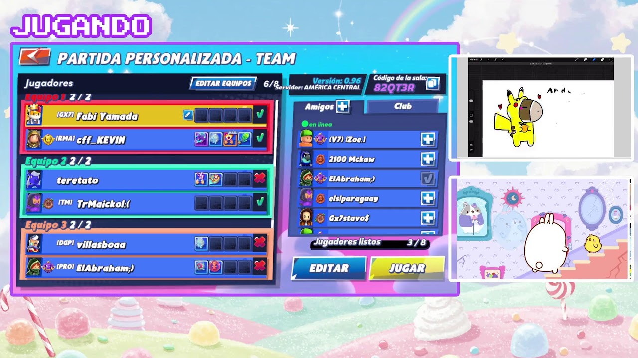 🎮 Juguemos Stumble Guys y más... / 🖤 Plática random / 💕 Invitadas especiales