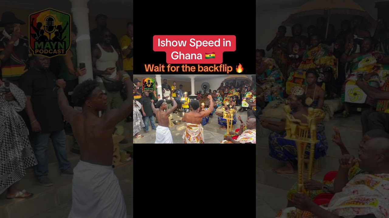 Ishow Speed in Ghana 🇬🇭 