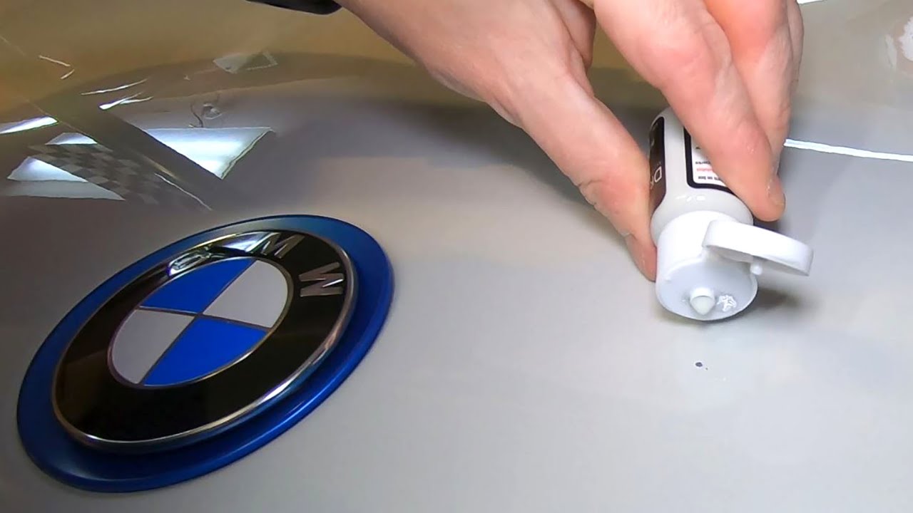 Ремонт скола краски на BMW i8 с помощью Dr. Colorchip