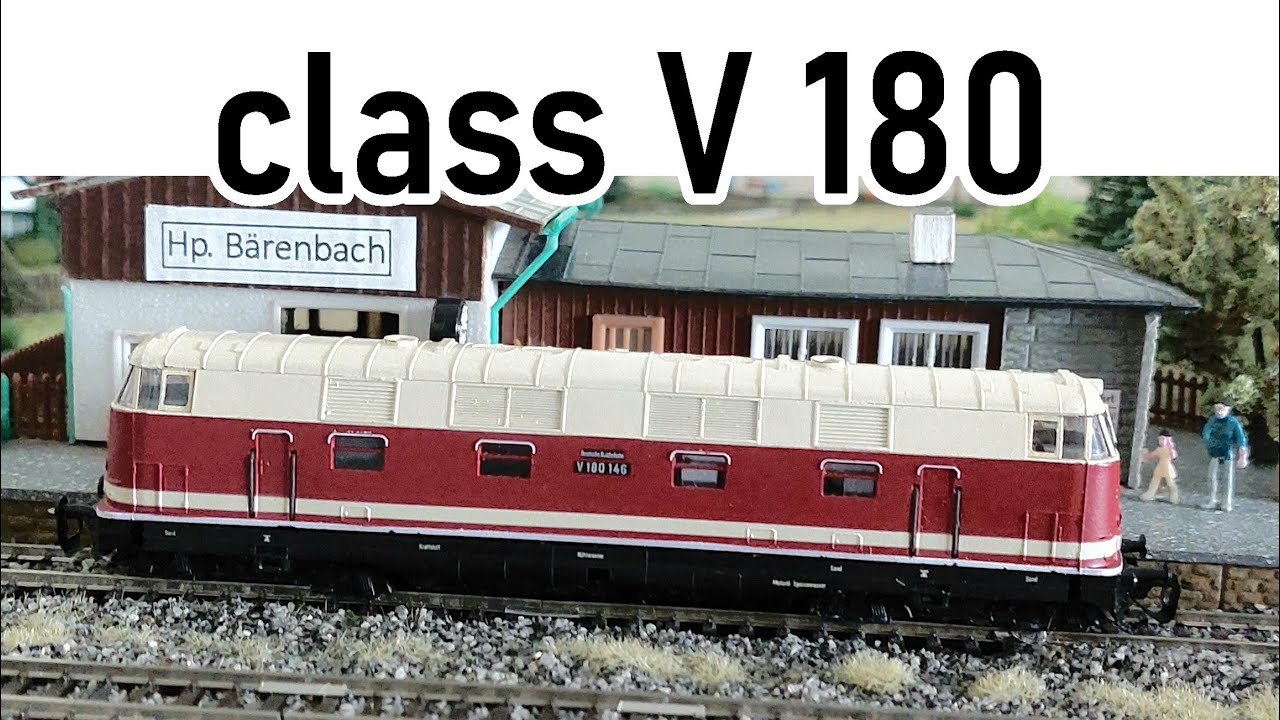 Diesel class V180 | class 118 (DR)  -  gauge TT  -  model and reality