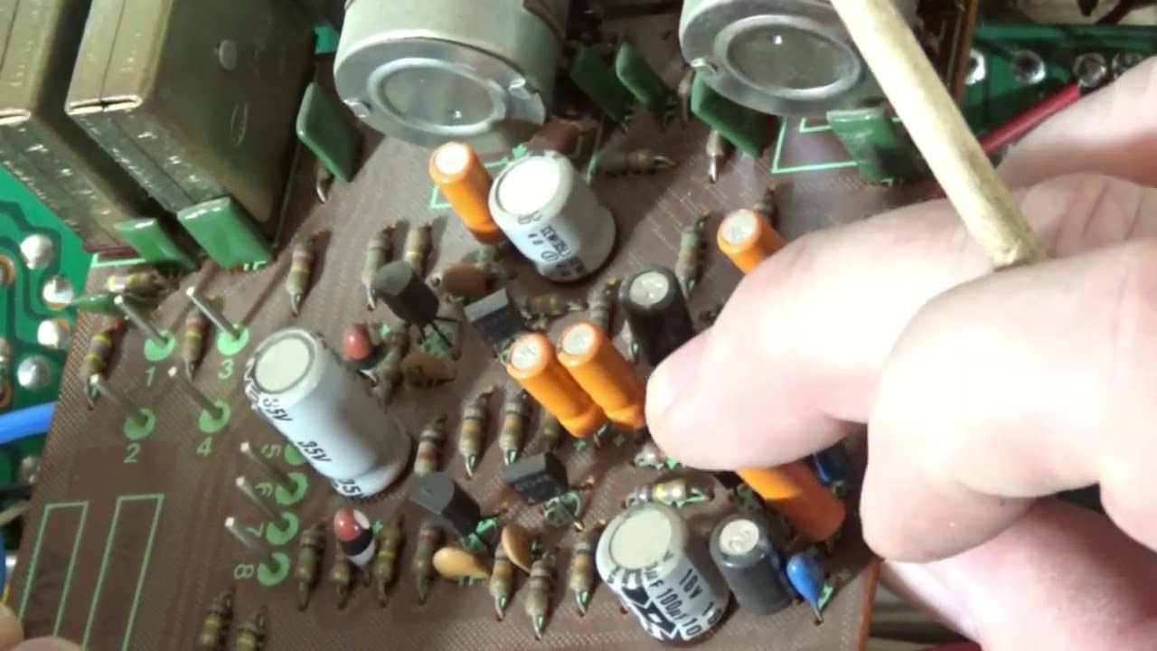 Pioneer SX 737 Preventive Maintenance Part 1 - Working on the Tone Control Board