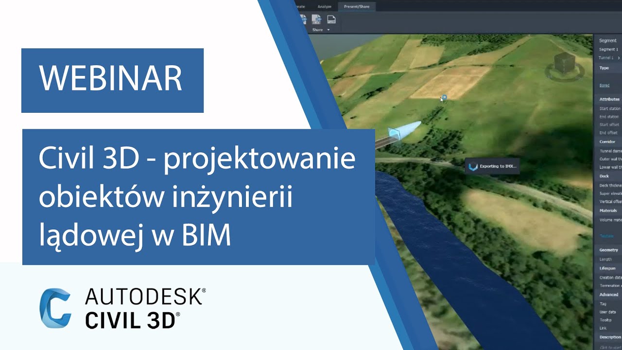 Civil 3D   projektowanie obiektów inżynierii lądowej w BIM | WEBINARIUM