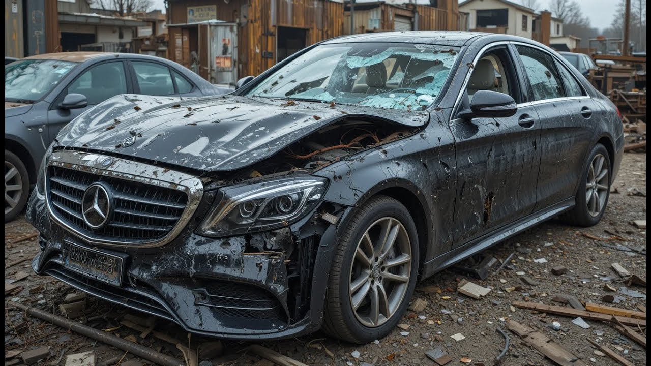 Mercedes-Benz S400 Reborn from a Devastating Collision