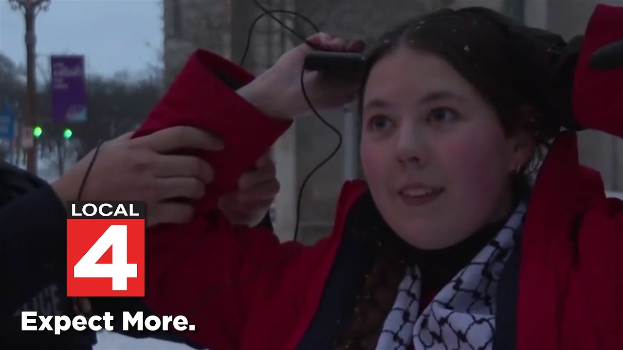 Viral video shows arrest at Grand Rapids protest