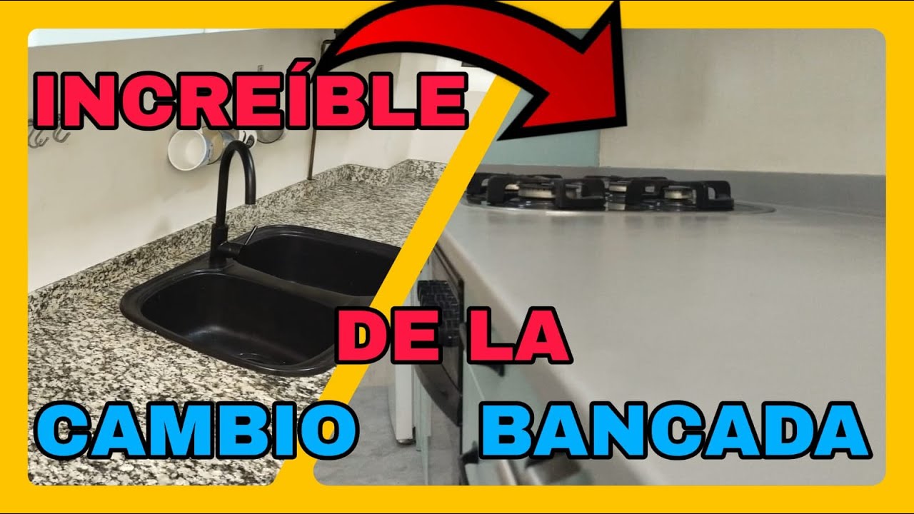 ♦ Renovar nuestra bancada de la cocina con MICROHORMIGON