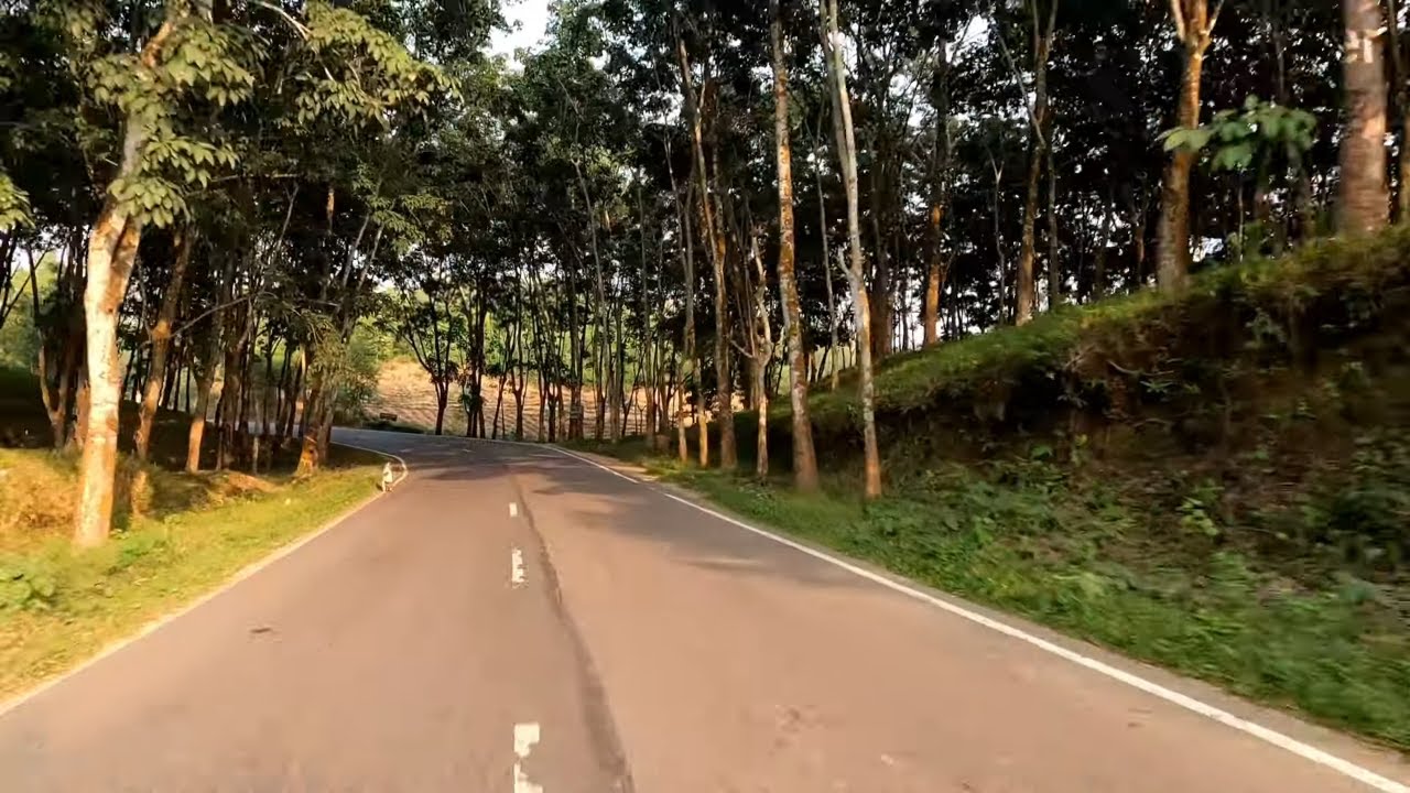 Sylhet 4K | Rajnagar to Kulaura | Beautiful Tea Garden Scenic Drive | Road Tuber | Moulvibazar