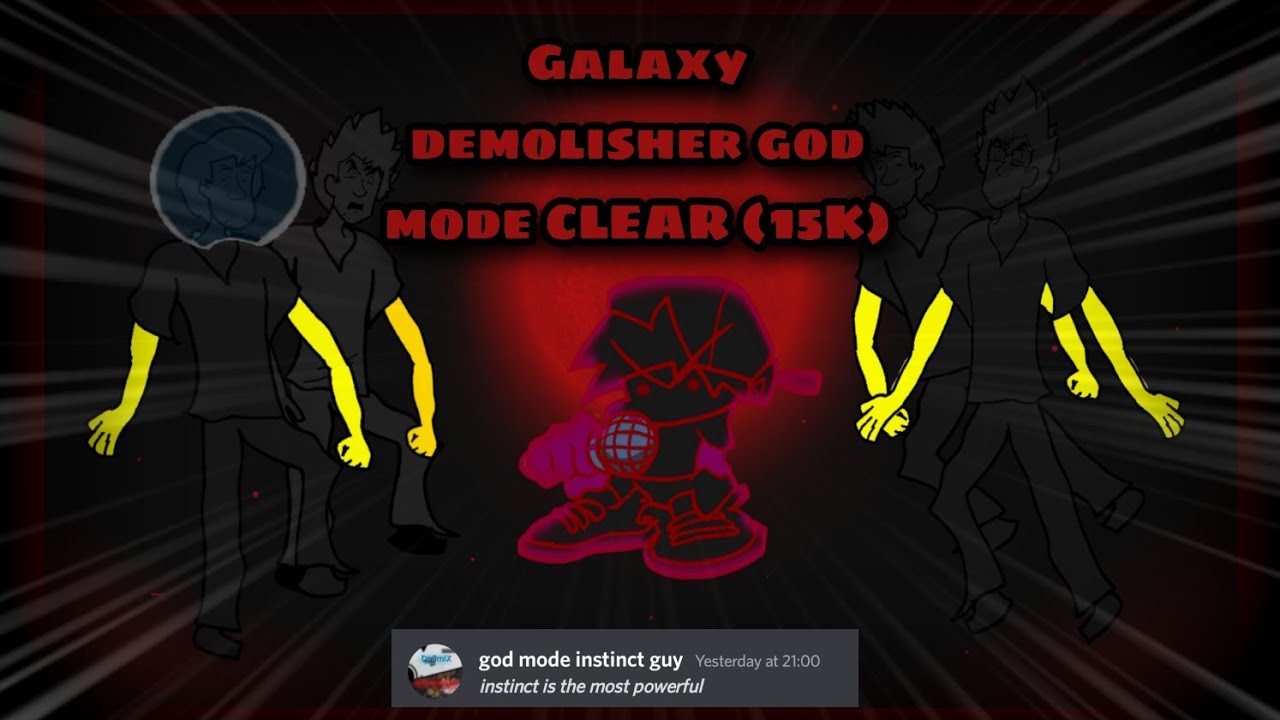 Galaxy demolisher god mode ****CLEAR**** (DAY 5/SOLO/15K/1ST)