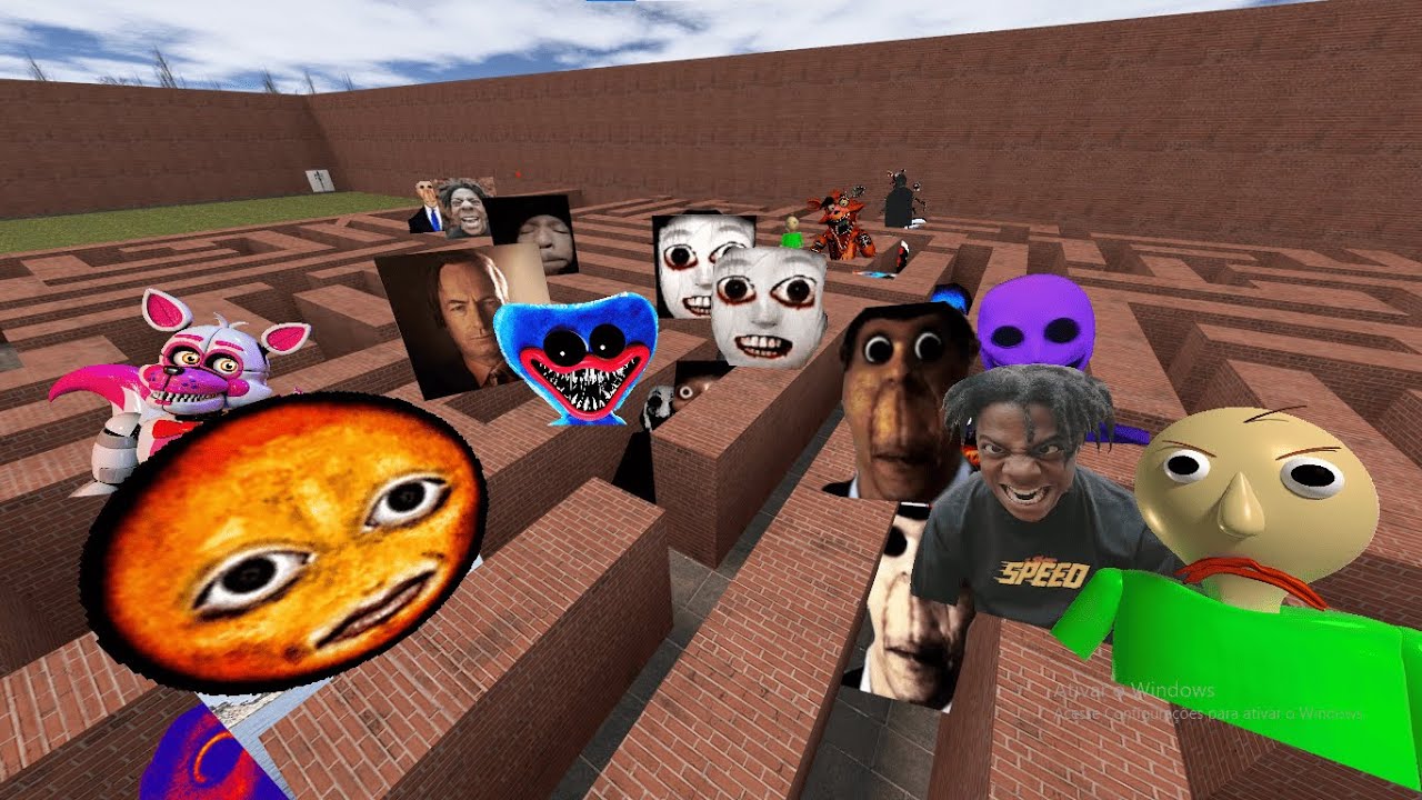NEXTBOTS CHASING ME IN THE AIR ☁️ | GMod Live – Day 10