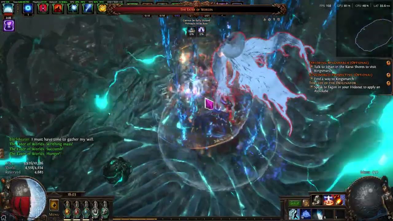 3.28 Life stack inquisitor Uber Eater