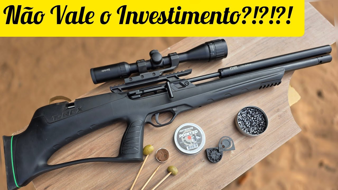 BULLPUP T REX + LUNETA HAWKE:  MELHOR CUSTO BENEFICIO DO BRASIL EM PCP BULLPUP