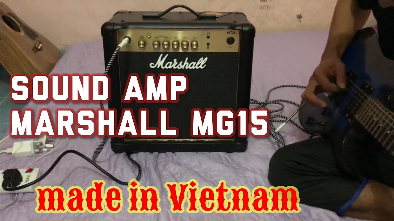 Unboxing Marshall Mg15 ( 15watt ) Nice sound