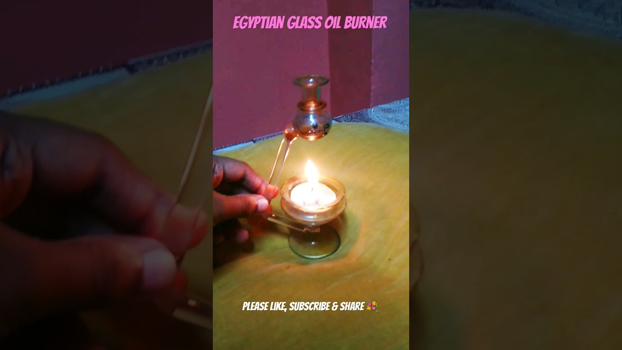 Pyrex Glass Perfumed Oil Burner #shortvideo #shotrs #shortsvideo #shorts #short #tourism #egypt #gk