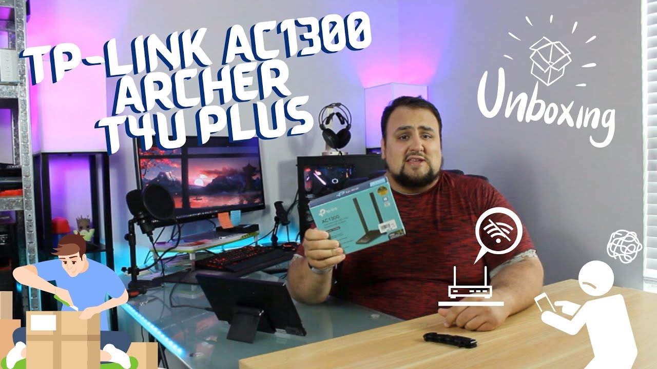 TP-Link Archer T4U Plus AC1300 | Распаковка и обзор