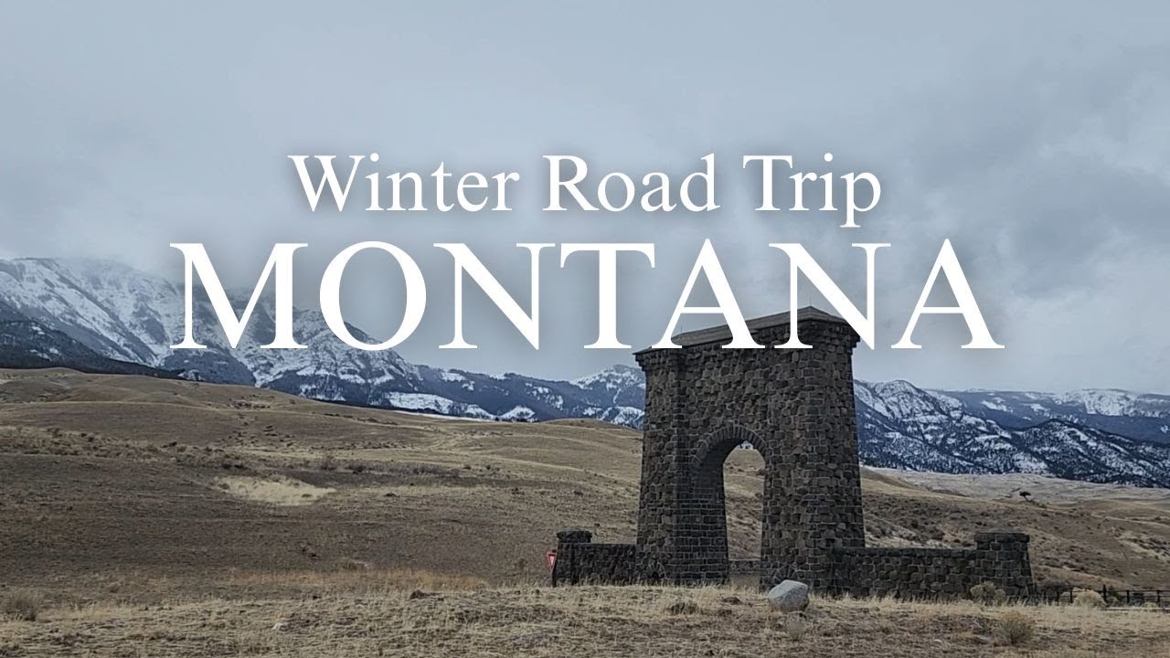 Highlight Video of Our Roadtrip to Yellowstone National Park in Winter | Places to Visit in Montana