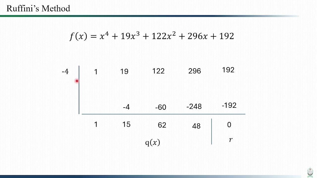 EEE 4505 || Module 3 pt 2|| Bairstow Method - Video Lecture 2