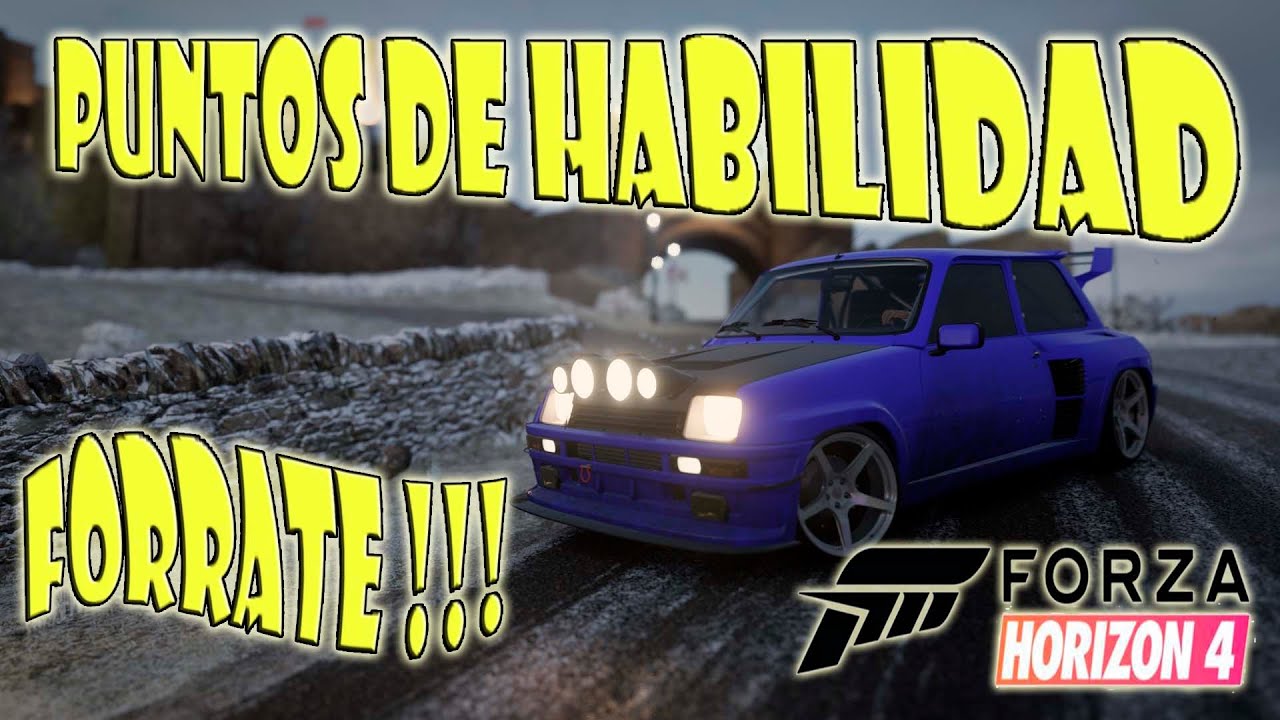 Forza Horizon 4, Como ganar puntos de habilidad a saco.