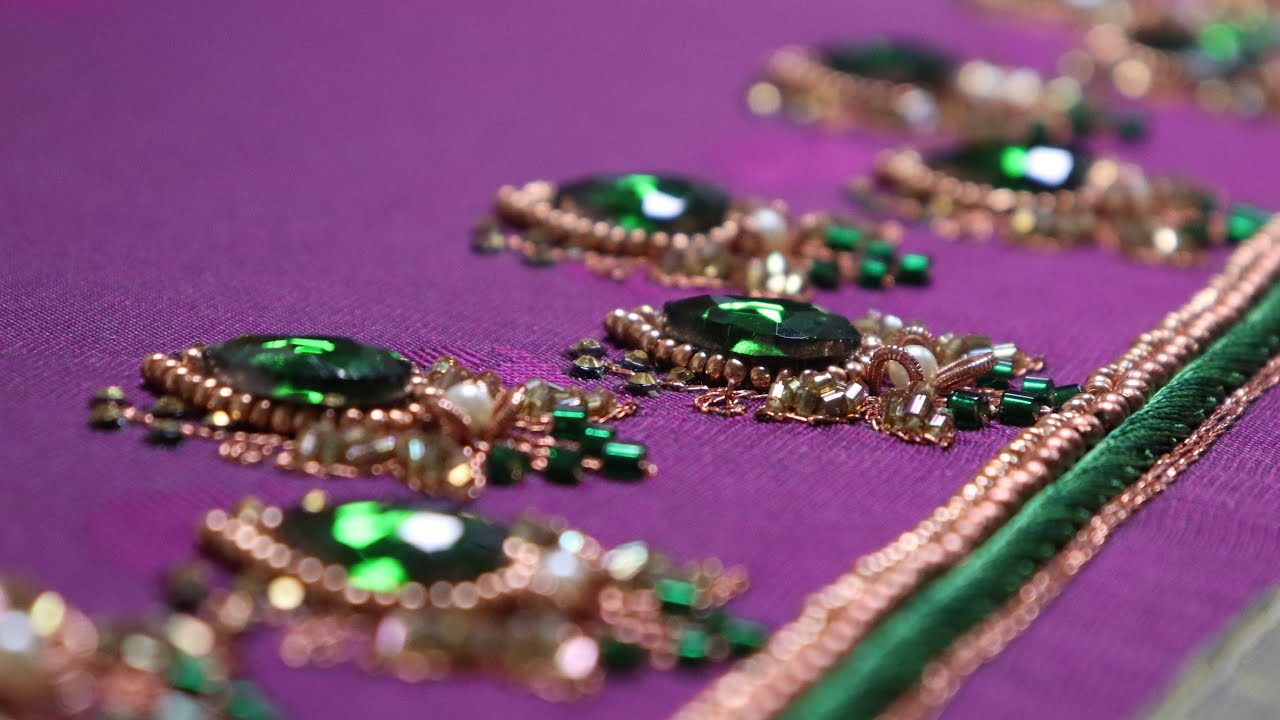 Easy and grand aari embroidery
