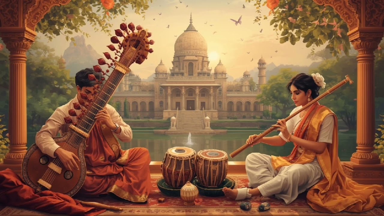 Raag Bhairav | Flute & Piano Fusion | Morning Meditation Classical Music
