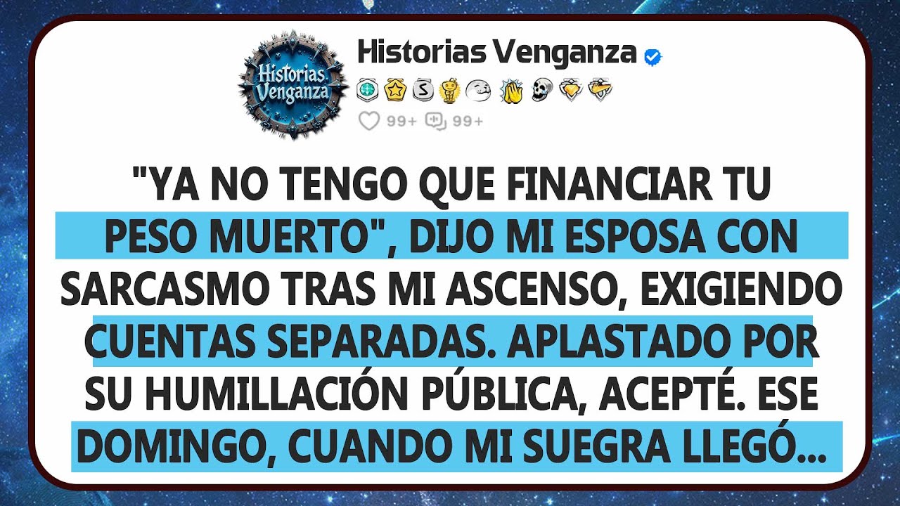 Me Ascendieron. Mi Esposa Me Llamó Un Peso Muerto Y Exigió Cuentas Separadas. Un Domingo La Expuso.